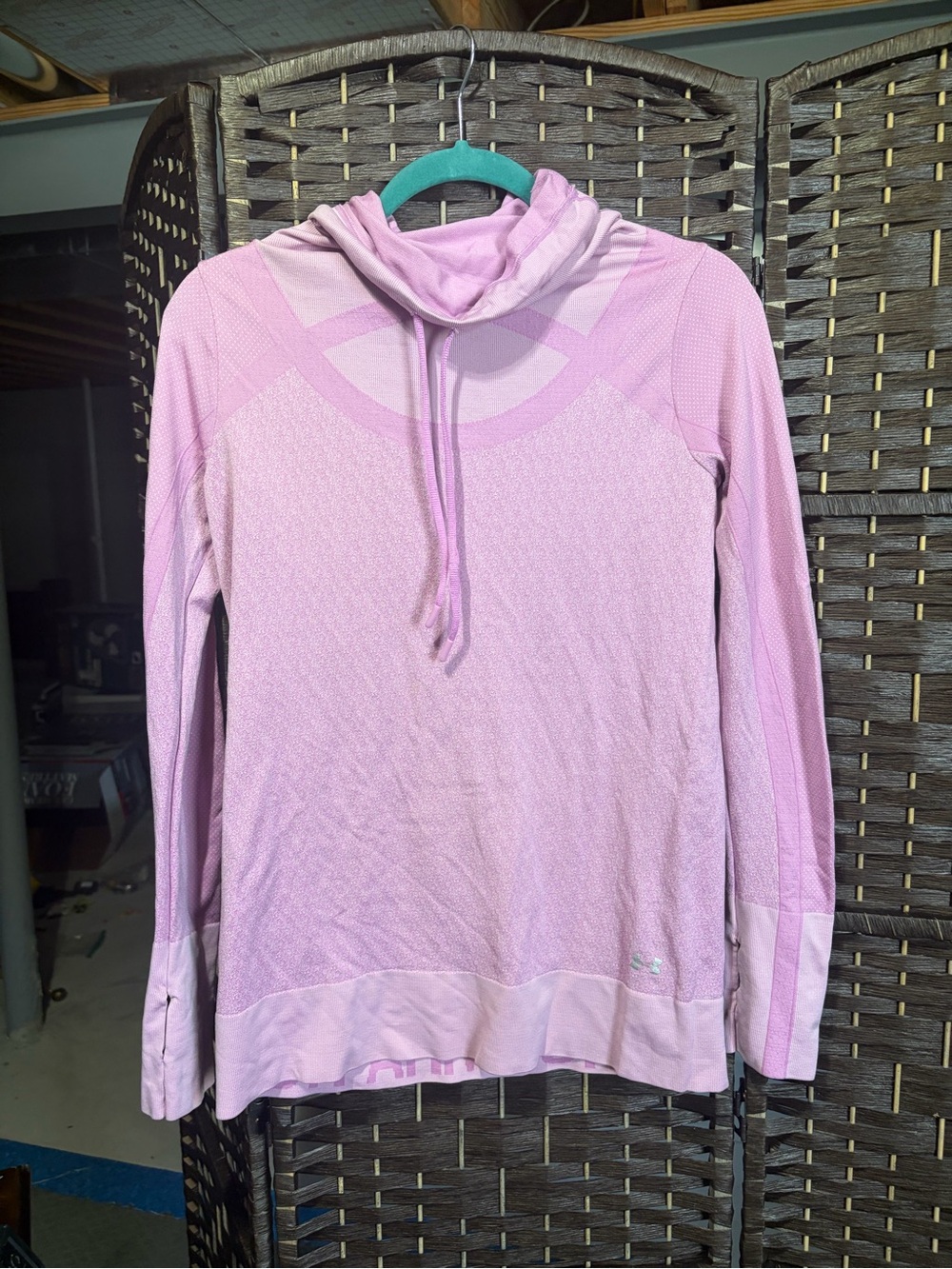 Under Armour Pink Women's Lightweight Cowlneck Pullover